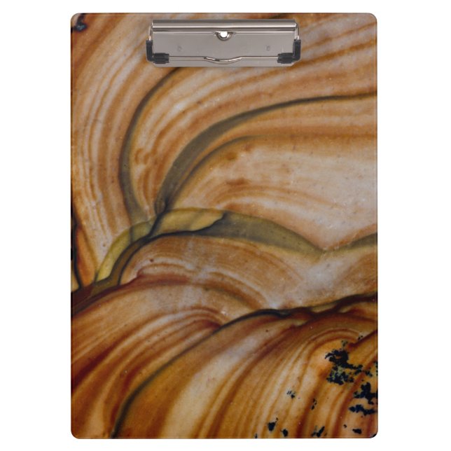 Brown coloured Deschutes Jasper Clipboard (Front)