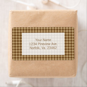 Brown Combination Diamond Pattern by STaylor