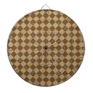 Brown Combination Diamond Pattern by STaylor Dartboard