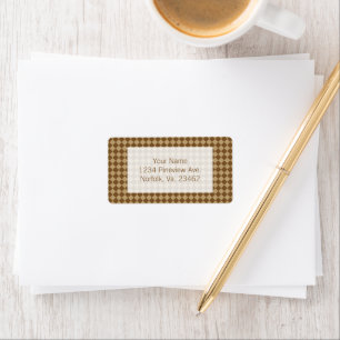 Brown Combination Diamond Pattern by STaylor Label