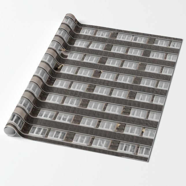 Brown commercial building wrapping paper (Unrolled)