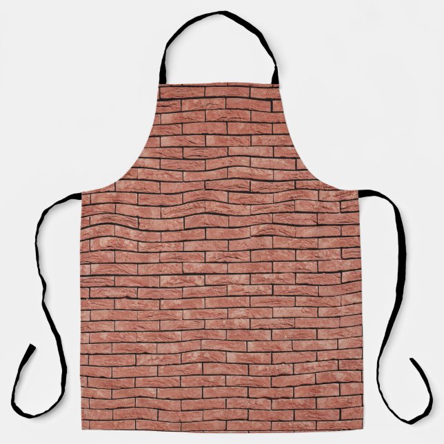 Brown concrete brick apron (Front)