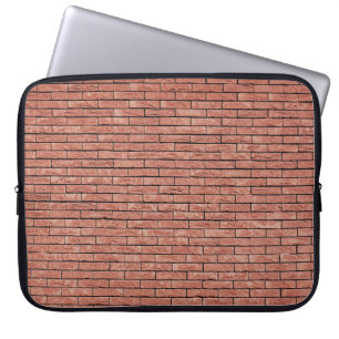 Brown concrete brick laptop sleeve