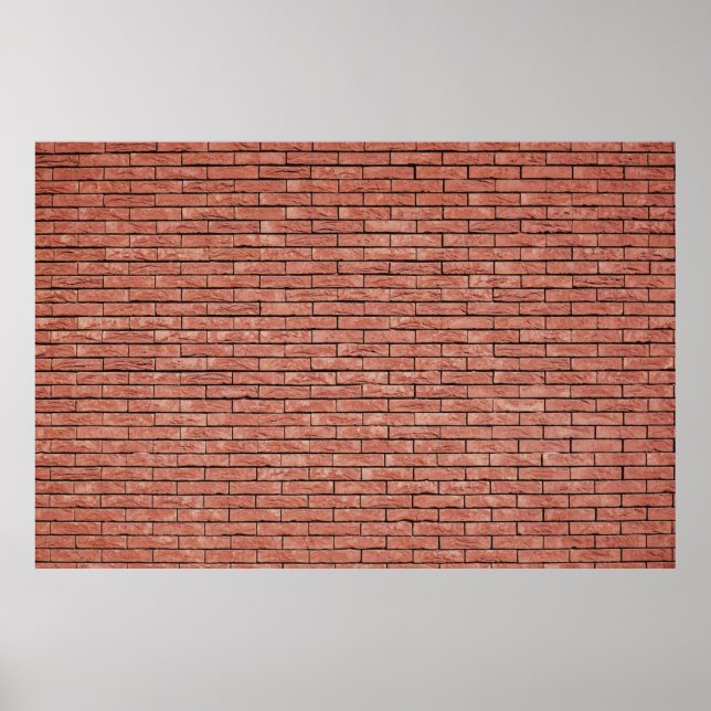 Brown concrete brick poster (Front)