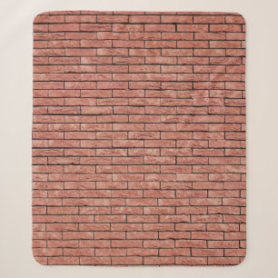 Brown concrete brick sherpa blanket