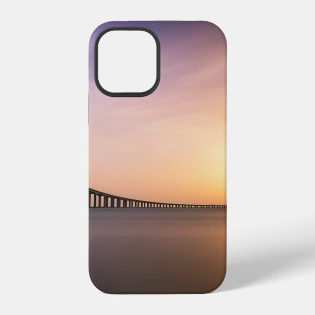 BROWN CONCRETE BRIDGE DURING DAYTIME iPhone CASE (Back)