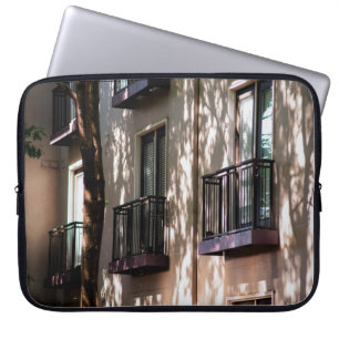 BROWN CONCRETE BUILDING DURING DAYTIME-4 LAPTOP SLEEVE