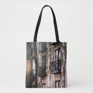 BROWN CONCRETE BUILDING DURING DAYTIME-4 TOTE BAG