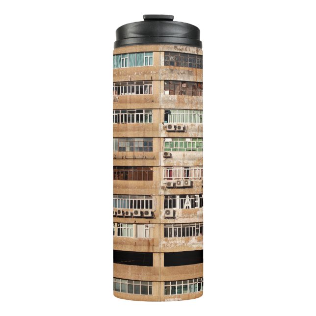 BROWN CONCRETE BUILDING THERMAL TUMBLER (Front)