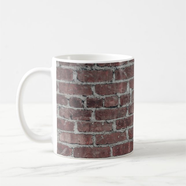 Brown concrete wall coffee mug (Left)