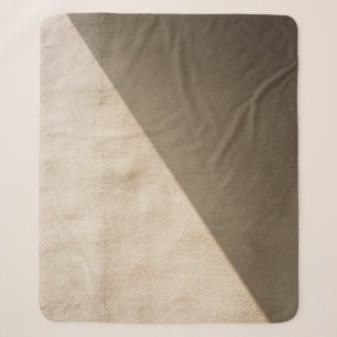 Brown concrete wall sherpa blanket