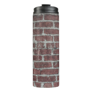 Brown concrete wall thermal tumbler