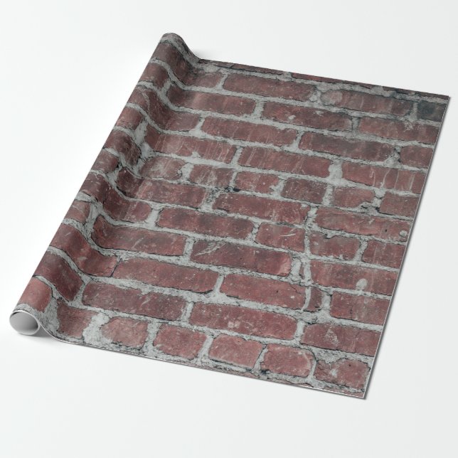 Brown concrete wall wrapping paper (Unrolled)