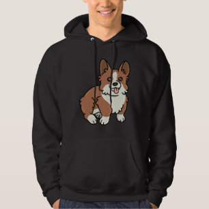 Brown Corgi Premium Hoodie