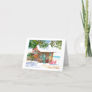 Brown Cottage Ft. Myers Beach Thank You Card