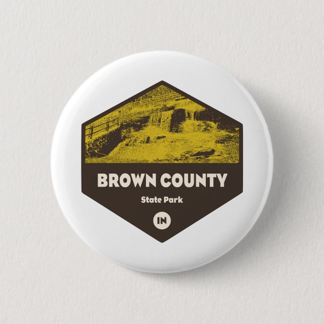 Brown County State Park Indiana 6 Cm Round Badge (Front)