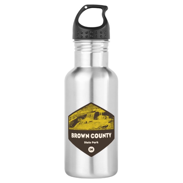 Brown County State Park Indiana 710 Ml Water Bottle (Front)