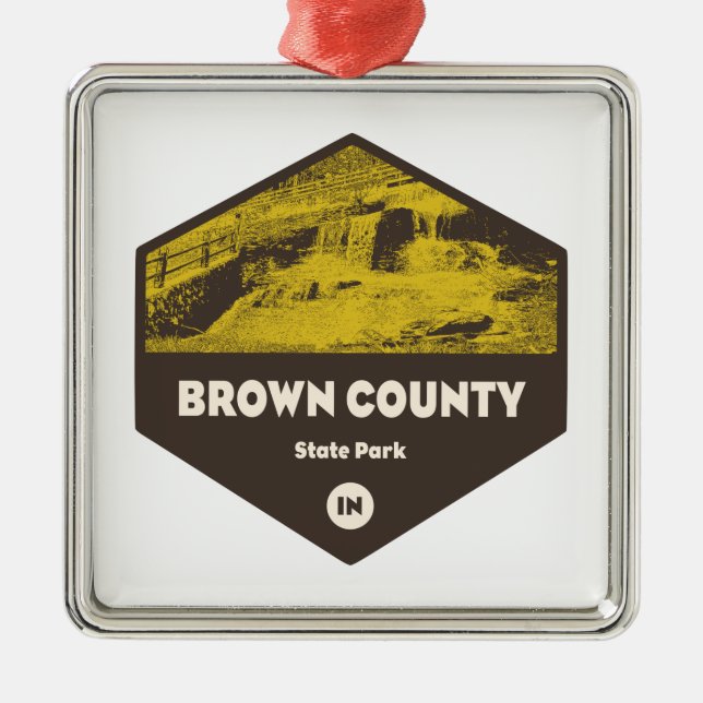 Brown County State Park Indiana Metal Ornament (Front)