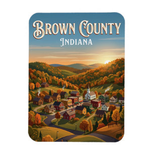 Brown County USA Magnet