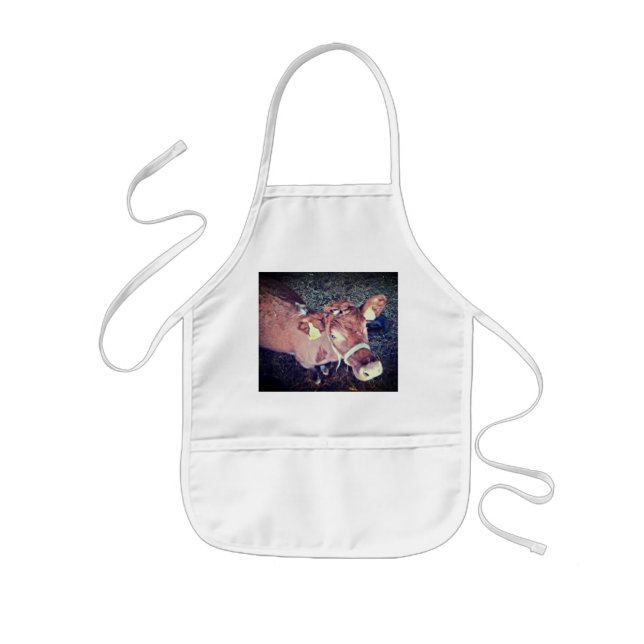 Brown cow kids apron (Front)
