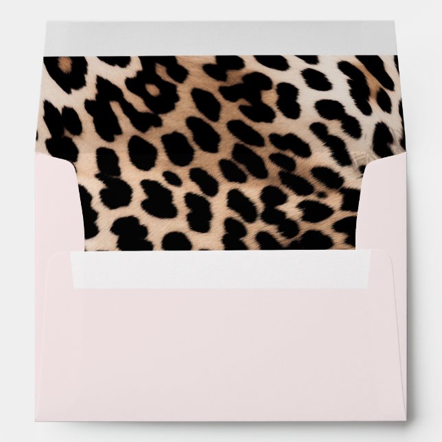 Brown Cream Leopard  Envelope (Back (Bottom))