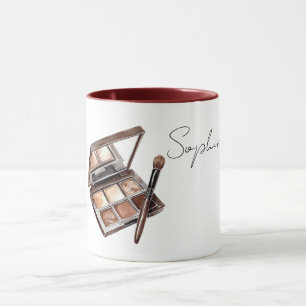 Brown Cream Make Up Eyeshadow Mug