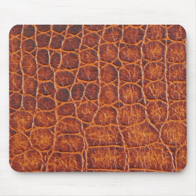 Brown Crocodile Skin Mousepads (Front)