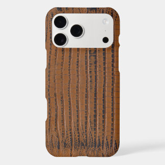 Brown crocodile skin Print