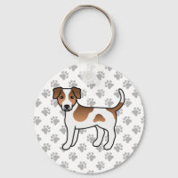 Brown Danish-Swedish Farmdog Cute Cartoon Dog