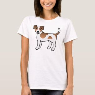 Brown Danish-Swedish Farmdog Cute Cartoon Dog T-Shirt