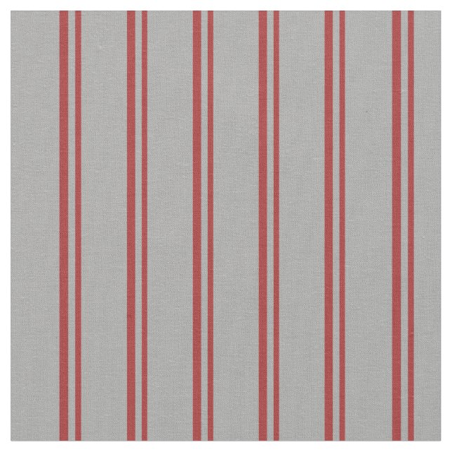 Brown & Dark Grey Lined/Striped Pattern Fabric (Close Up)