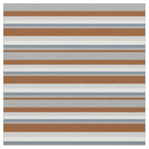 Brown, Dark Grey, Slate Grey, Mint Cream & Grey Fabric