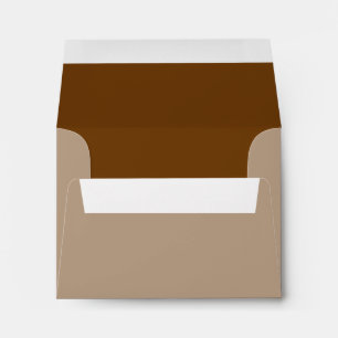 Brown Decor Colour You Can Customise Envelopes