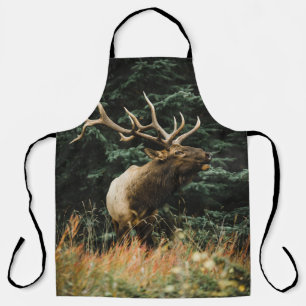 BROWN DEER ON GREEN GRASS DURING DAYTIME APRON