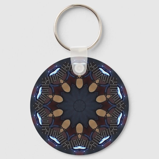 Brown Design Key Ring (Front)