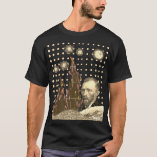 BROWN design Unique Artistic Van Gogh T-Shirt