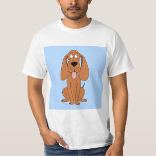 Brown Dog Cartoon. Hound. T-Shirt