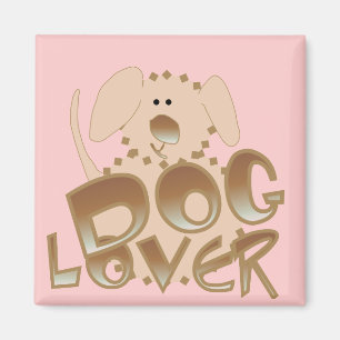 Brown Dog Lover Tshirts and Gifts Magnet