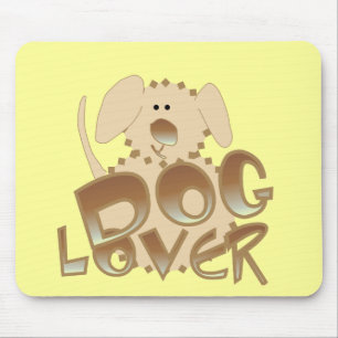 Brown Dog Lover Tshirts and Gifts Mouse Pad