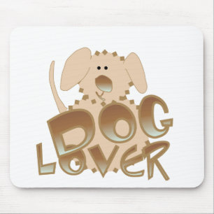 Brown Dog Lover Tshirts and Gifts Mouse Pad