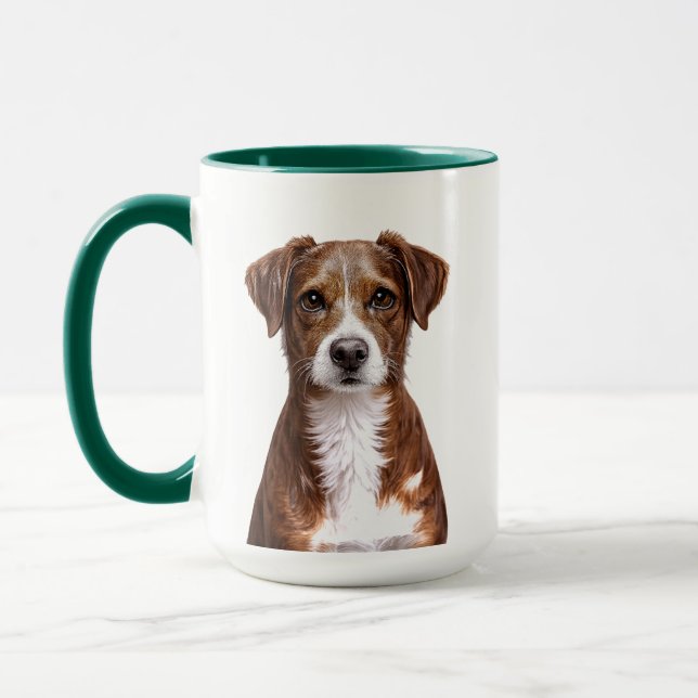  Brown Dog Portrait   Mug (Left)