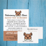 Brown Dog, Veterinarian, Veterinary Service Flyer<br><div class="desc">Brown Dog,  Veterinarian,  Veterinary Service Advertising Flyer by The Business Card Store.</div>