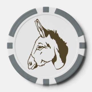 brown Donkey Poker Chip set!
