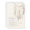 Brown Dreamcatcher Boho Wedding Invitation
