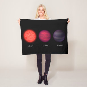 Brown Dwarfs As Seen By An Interstellar Traveler. Fleece Blanket