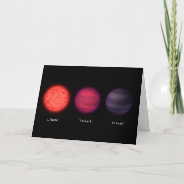 Brown Dwarfs As Seen By An Interstellar Traveller. Card (Front)