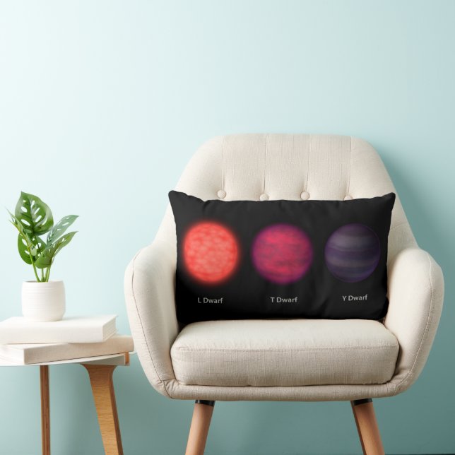 Brown Dwarfs As Seen By An Interstellar Traveller. Lumbar Cushion (Chair)