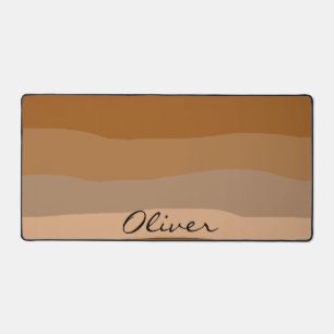 Brown Earth Tone Desert Desk Mat