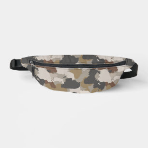 Brown Earth Tones Military Camouflage Bum Bags