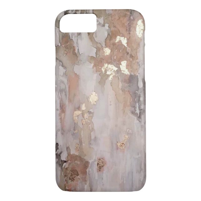.Brown Earthtone Patterns Case-Mate iPhone Case (Back)